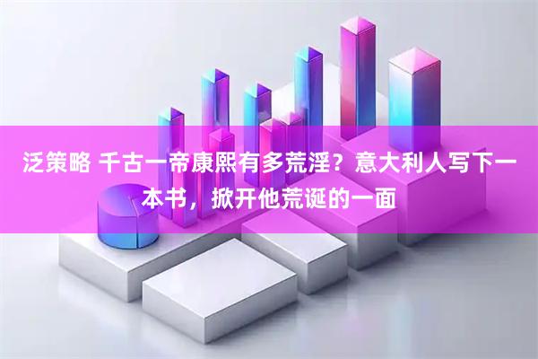 泛策略 千古一帝康熙有多荒淫？意大利人写下一本书，掀开他荒诞的一面
